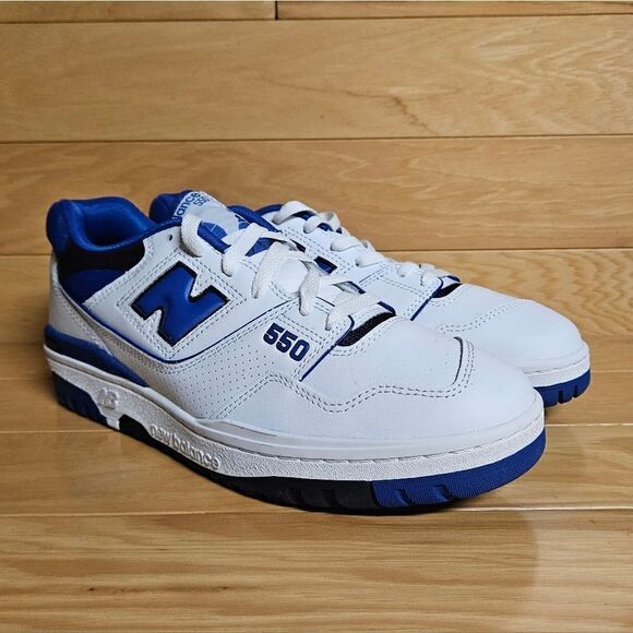 New Balance 550 White Blue Size 10 Mens Shoe Sneaker BB550SN1 - Picture 2 of 9